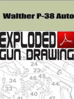 Walther P-38 Auto Exploded Gun Drawing Download