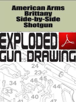 American Arms Brittany Side-by-Side Shotgun Exploded Gun Drawing Download