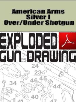 American Arms Silver I Over-Under Shotgun Exploded Gun Drawing Download
