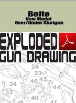 Boito New Model Over-Under Shotgun Exploded Gun Drawing Download