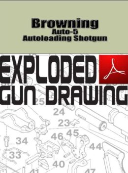 Browning Auto-5 Autoloading Shotgun Exploded Gun Drawing Download