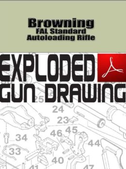 Browning FAL Standard Autoloading Rifle Exploded Gun Drawing Download