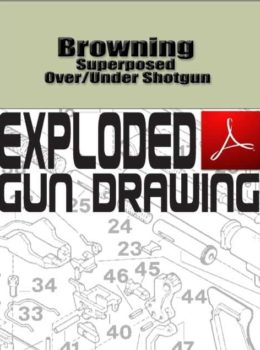 Browning Superposed Over-Under Shotgun Exploded Gun Drawing Download