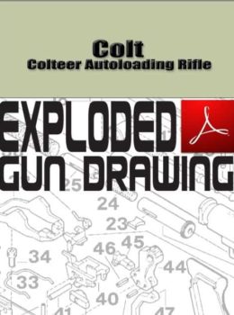 Colt Colteer Autoloading Rifle Exploded Gun Drawing Download