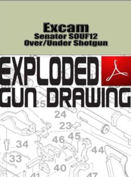 Excam Senator SOUF12 Over-Under Shotgun Exploded Gun Drawing Download