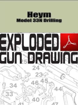 Heym Model 33N Drilling Exploded Gun Drawing Download