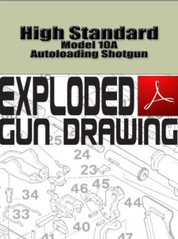 High Standard Model 10A Autoloading Shotgun Exploded Gun Drawing Download