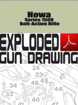 Howa Series 1500 Bolt-Action Rifle Exploded Gun Drawing Download
