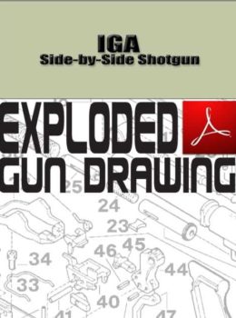 IGA Side-by-Side Shotgun Exploded Gun Drawing Download