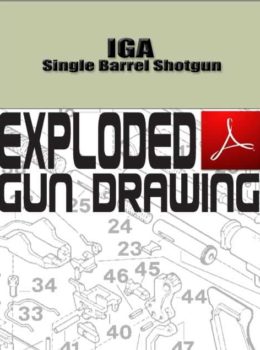 IGA Single Barrel Shotgun Exploded Gun Drawing Download