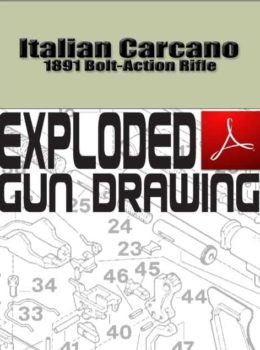 Italian Carcano 1891 Bolt-Action Rifle Exploded Gun Drawing Download