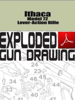 Ithaca Model 72 Lever-Action Rifle Exploded Gun Drawing Download
