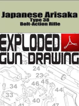 Japanese Arisaka Type 38 Bolt-Action Rifle Exploded Gun Drawing Download