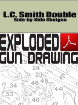 L.C. Smith Double Side-by-Side Shotgun Exploded Gun Drawing Download