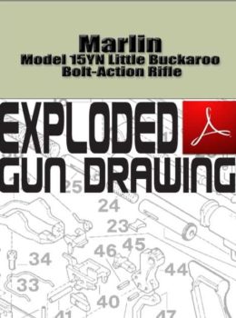 Marlin Model 15YN Little Buckaroo Bolt-Action Rifle Exploded Gun Drawing Download