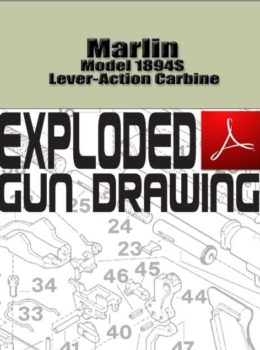 Marlin Model 1894S Lever-Action Carbine Exploded Gun Drawing Download