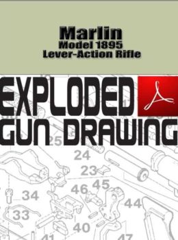 Marlin Model 1895 Lever-Action Rifle Exploded Gun Drawing Download