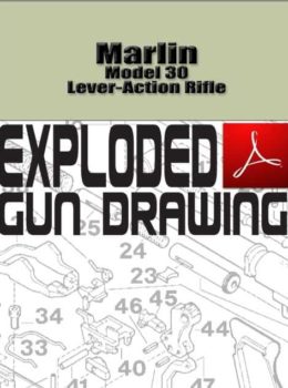 Marlin Model 30 Lever-Action Rifle Exploded Gun Drawing Download
