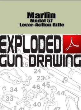 Marlin Model 57 Lever-Action Rifle Exploded Gun Drawing Download
