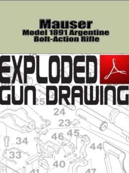 Mauser Model 1891 Argentine Bolt-Action Rifle Exploded Gun Drawing Download