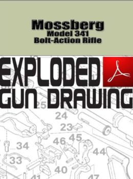 Mossberg Model 341 Bolt-Action Rifle Exploded Gun Drawing Download