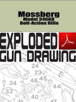 Mossberg Model 346KB Bolt-Action Rifle Exploded Gun Drawing Download