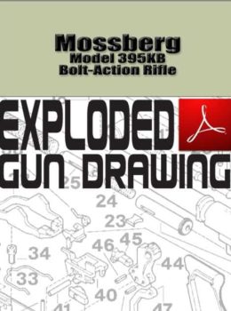 Mossberg Model 395KB Bolt-Action Rifle Exploded Gun Drawing Download