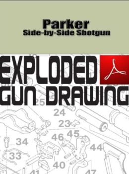 Parker Side-by-Side Shotgun Exploded Gun Drawing Download