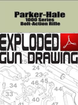 Parker-Hale 1000 Series Bolt-Action Rifle Exploded Gun Drawing Download