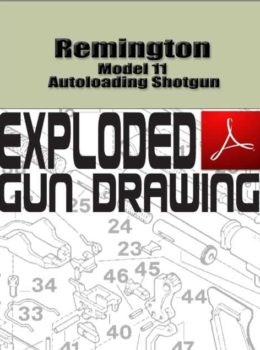 Remington Model 11 Autoloading Shotgun Exploded Gun Drawing Download