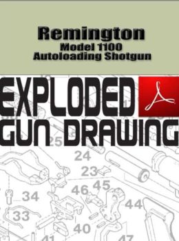 Remington Model 1100 Autoloading Shotgun Exploded Gun Drawing Download