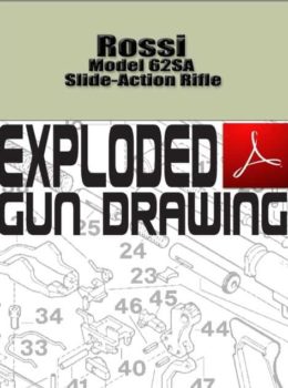 Rossi Model 62SA Slide-Action Rifle Exploded Gun Drawing Download