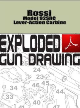 Rossi Model 92SRC Lever-Action Carbine Exploded Gun Drawing Download
