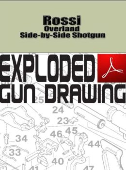 Rossi Overland Side-by-Side Shotgun Exploded Gun Drawing Download