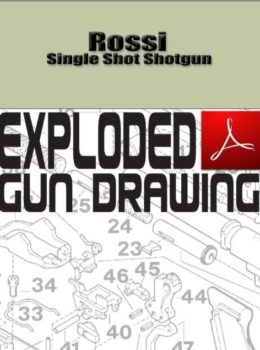 Rossi Single Shot Shotgun Exploded Gun Drawing Download