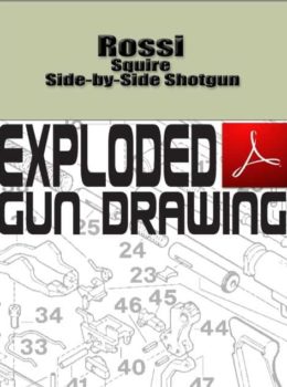 Rossi Squire Side-by-Side Shotgun Exploded Gun Drawing Download