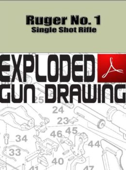 Ruger No. 1 Single Shot Rifle Exploded Gun Drawing Download