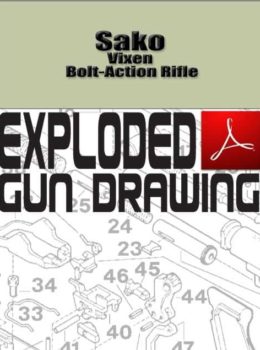 Sako Vixen Bolt-Action Rifle Exploded Gun Drawing Download