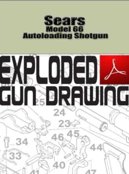 Sears Model 66 Autoloading Shotgun Exploded Gun Drawing Download