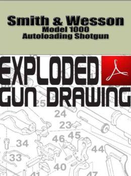 Smith & Wesson Model 1000 Autoloading Shotgun Exploded Gun Drawing Download