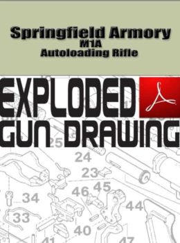 Springfield Armory M1A Autoloading Rifle Exploded Gun Drawing Download