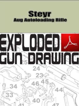 Steyr Aug Autoloading Rifle Exploded Gun Drawing Download