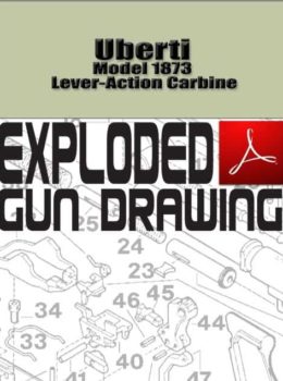 Uberti Model 1873 Lever-Action Carbine Exploded Gun Drawing Download