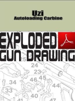 Uzi Autoloading Carbine Exploded Gun Drawing Download