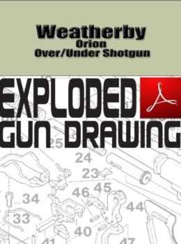 Weatherby Orion Over/Under Shotgun Exploded Gun Drawing Download