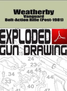Weatherby Vanguard Bolt-Action Rifle (Post-1981) Exploded Gun Drawing Download
