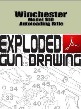 Winchester Model 100 Autoloading Rifle Exploded Gun Drawing Download