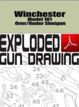 Winchester Model 101 Over-Under Shotgun Exploded Gun Drawing Download