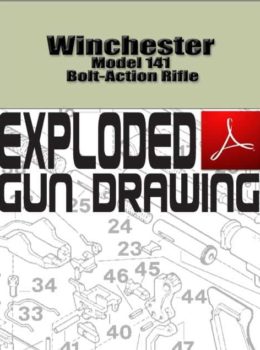 Winchester Model 141 Bolt-Action Rifle Exploded Gun Drawing Download
