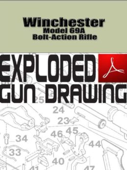 Winchester Model 69A Bolt-Action Rifle Exploded Gun Drawing Download